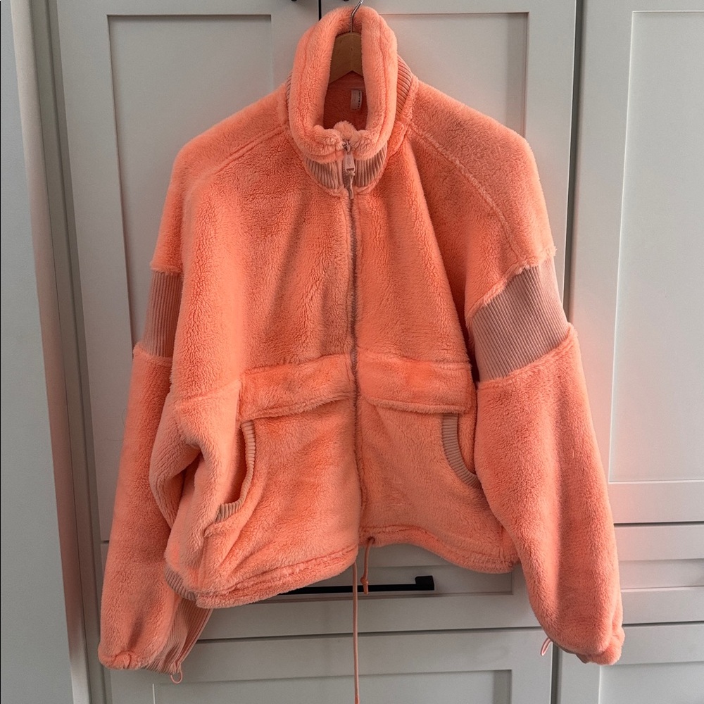 FP Movement by Free People Peach Teddy Jacket - Picture 3 of 6